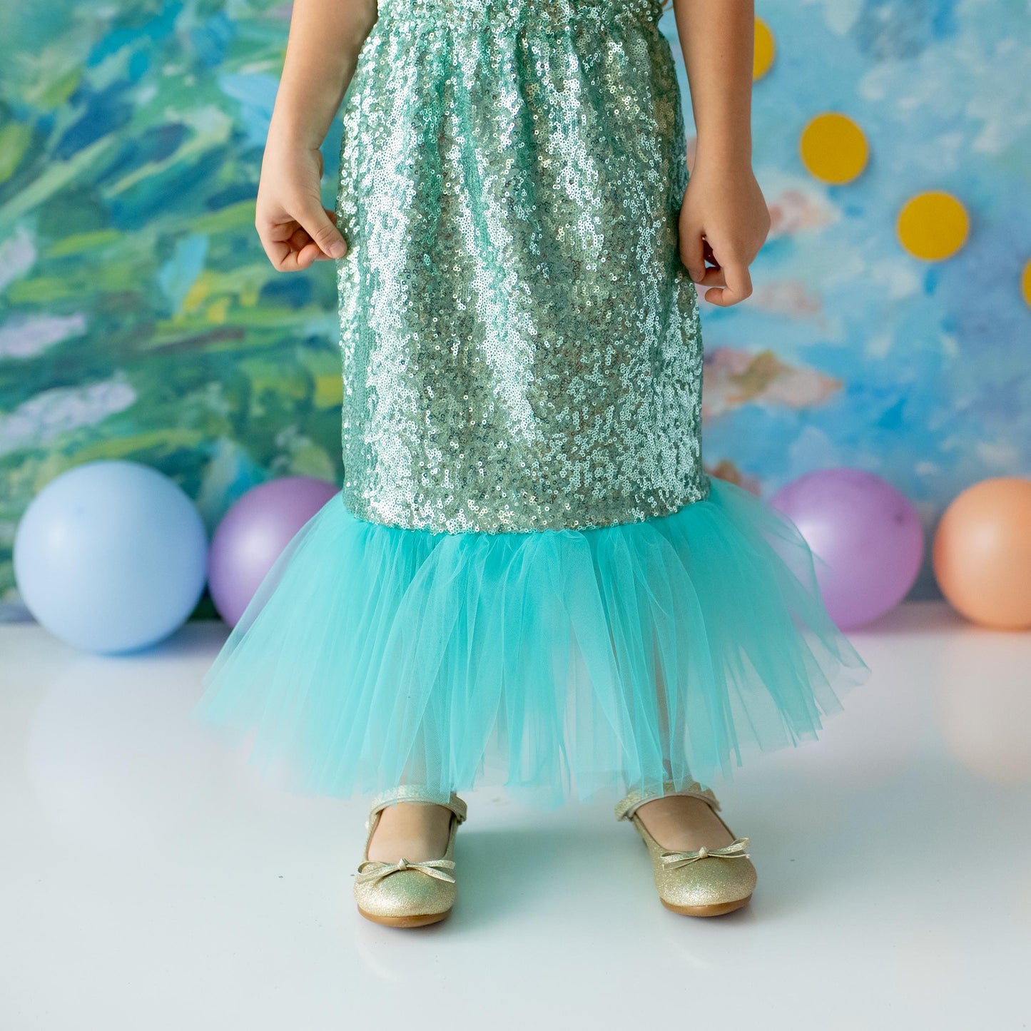 Enchanting Mermaid Princess Dress for Girls: Toddler & Baby Birthday