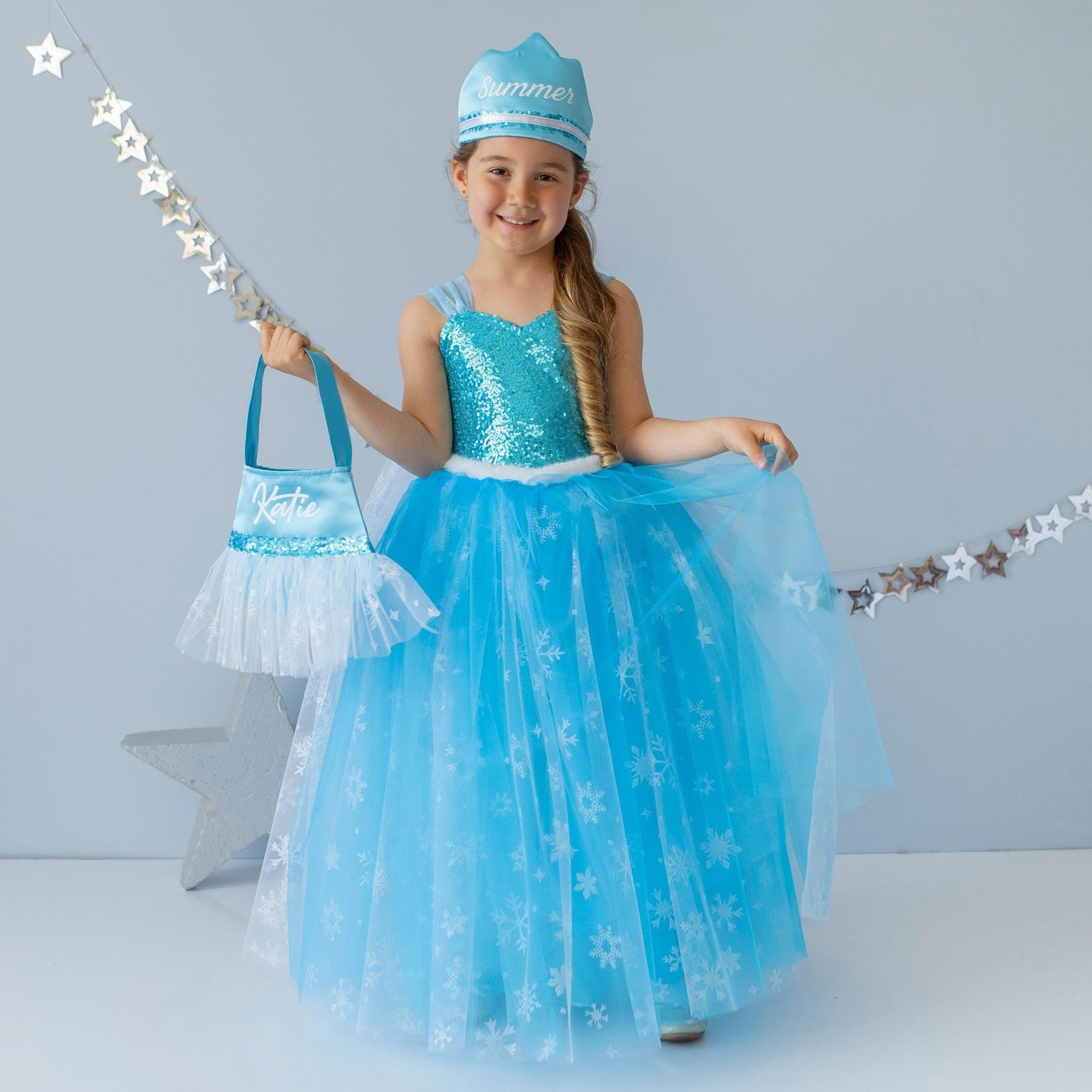 Elsa Princess Costume: Frozen-Inspired Dress for Girls Birthday Party
