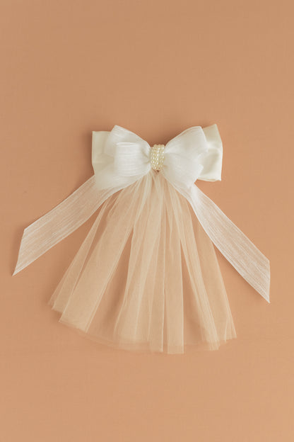 Ivory Boho Dress - Rustic Tulle Wedding
