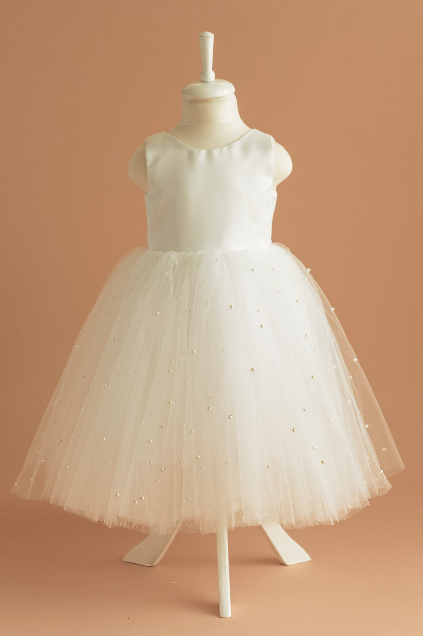 Ivory Boho Dress - Rustic Tulle Wedding