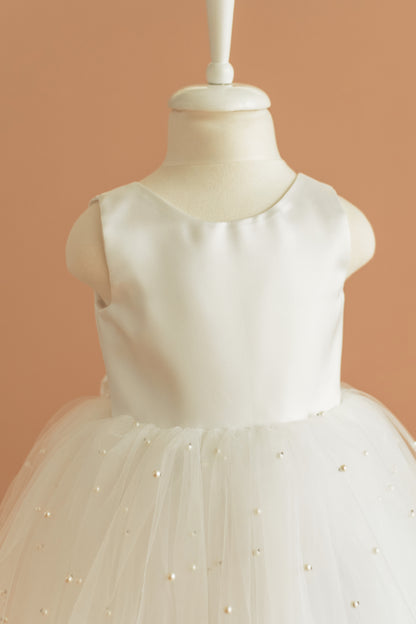 Ivory Boho Dress - Rustic Tulle Wedding