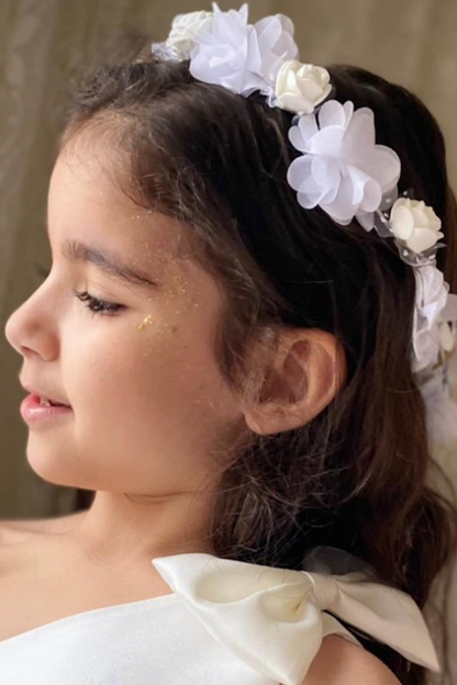 Satin Flower Girl and Communion Dress