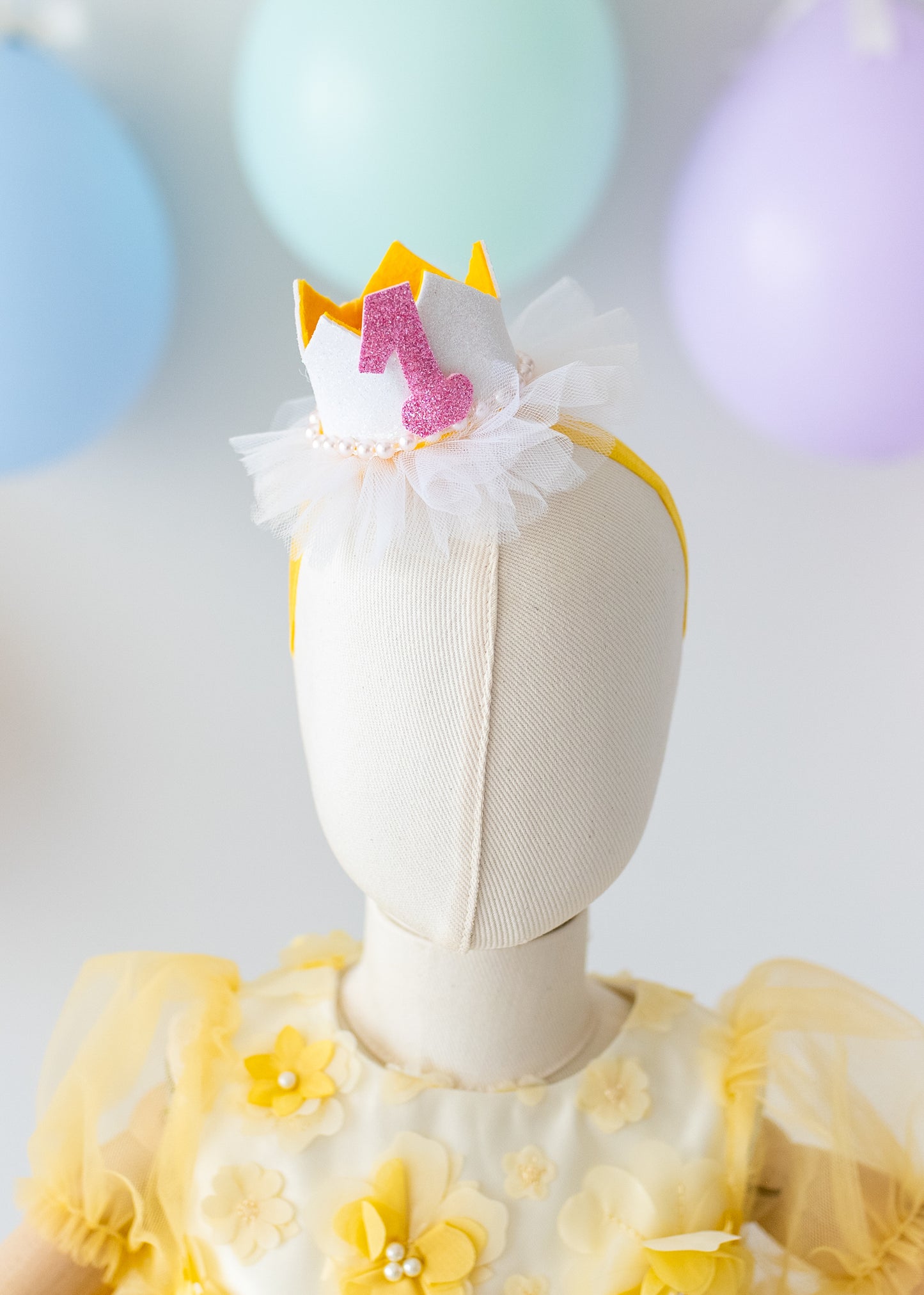 Elegant Yellow Tulle Toddler Girl Dress with Satin Diaper Cover for Special Occasions
