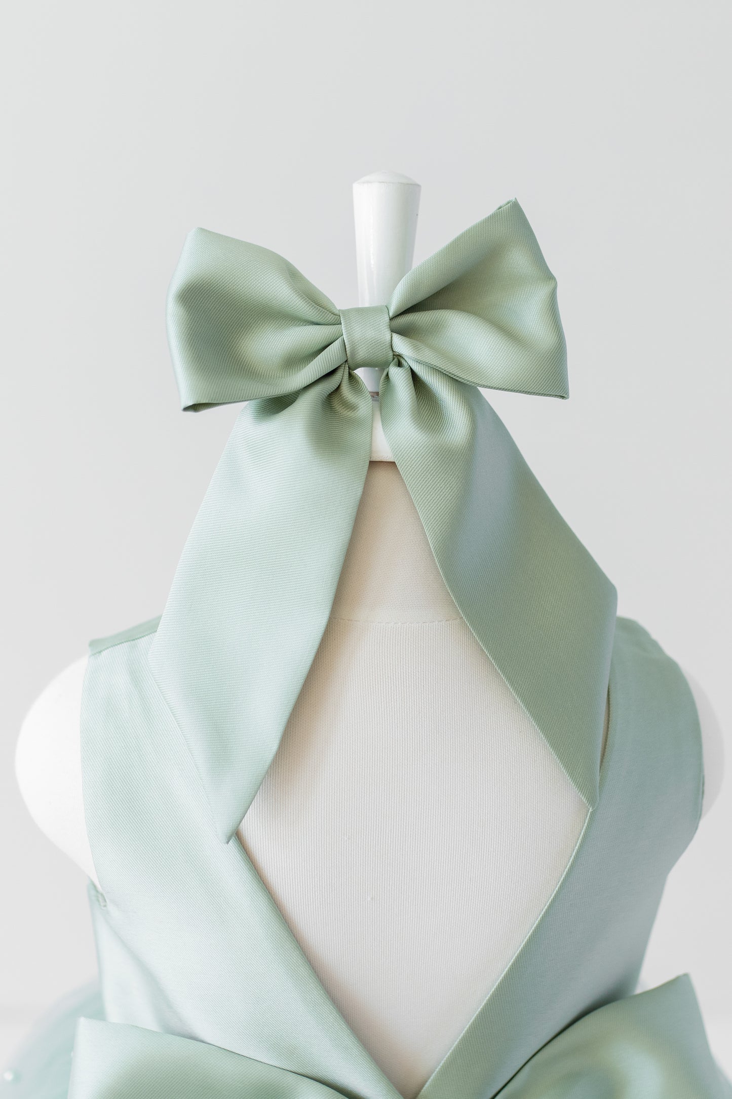 Sage Green Tulle Dress: Pearl Wedding
