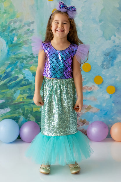 Mermaid Princess Dress for Girls: Toddler & Baby Birthday