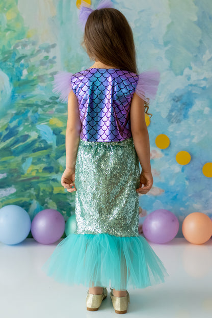Mermaid Princess Dress for Girls: Toddler & Baby Birthday