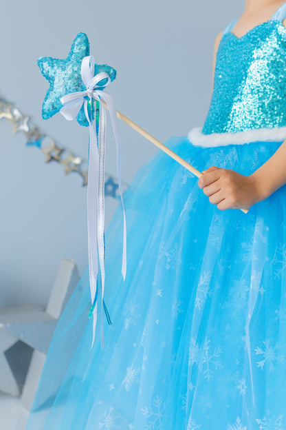 Sparkling Elsa-Inspired Princess Costume