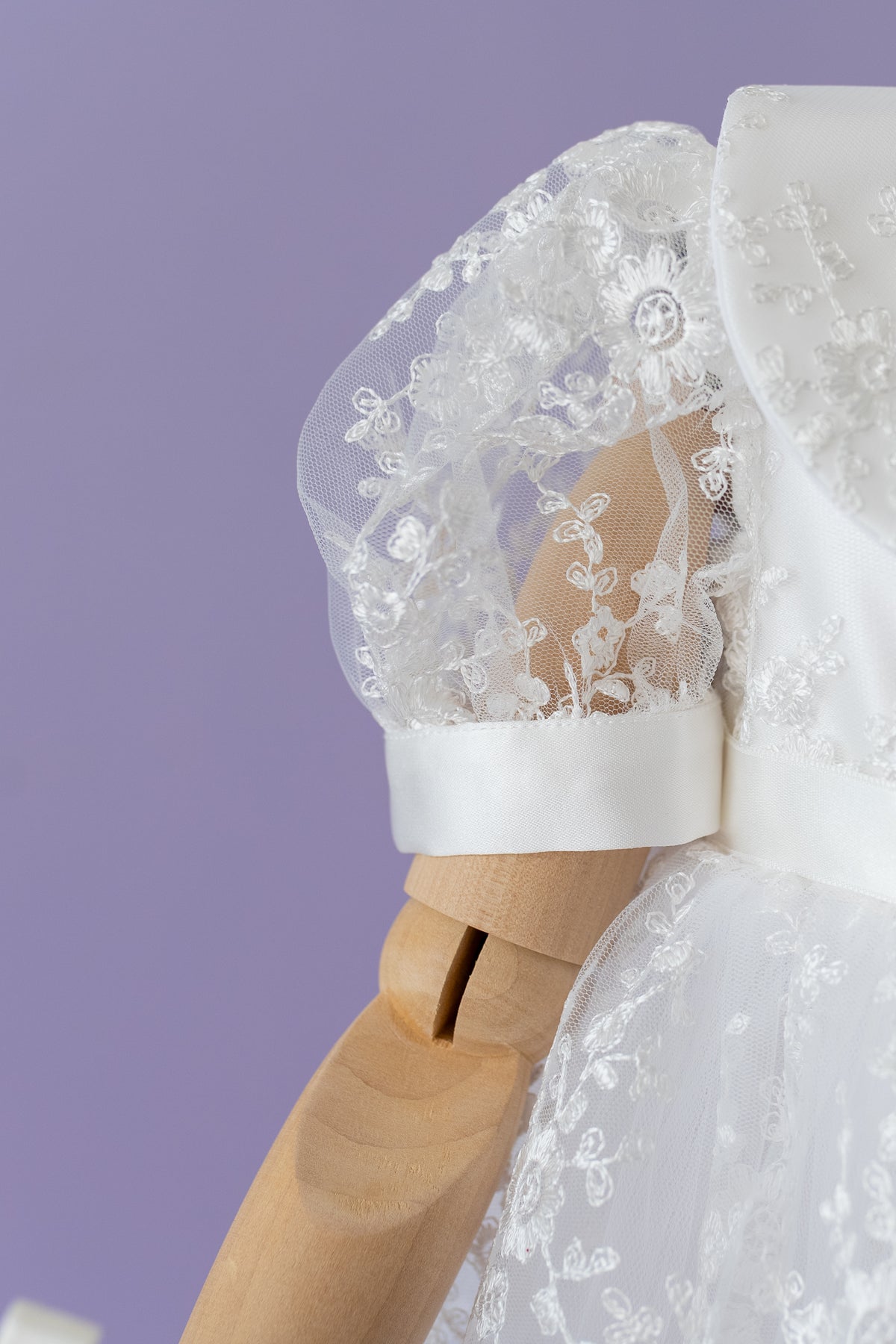 Handmade Baby Girl Baptism Dress White Lace Christening Gown with Bonnet Heirloom Blessing Outfit