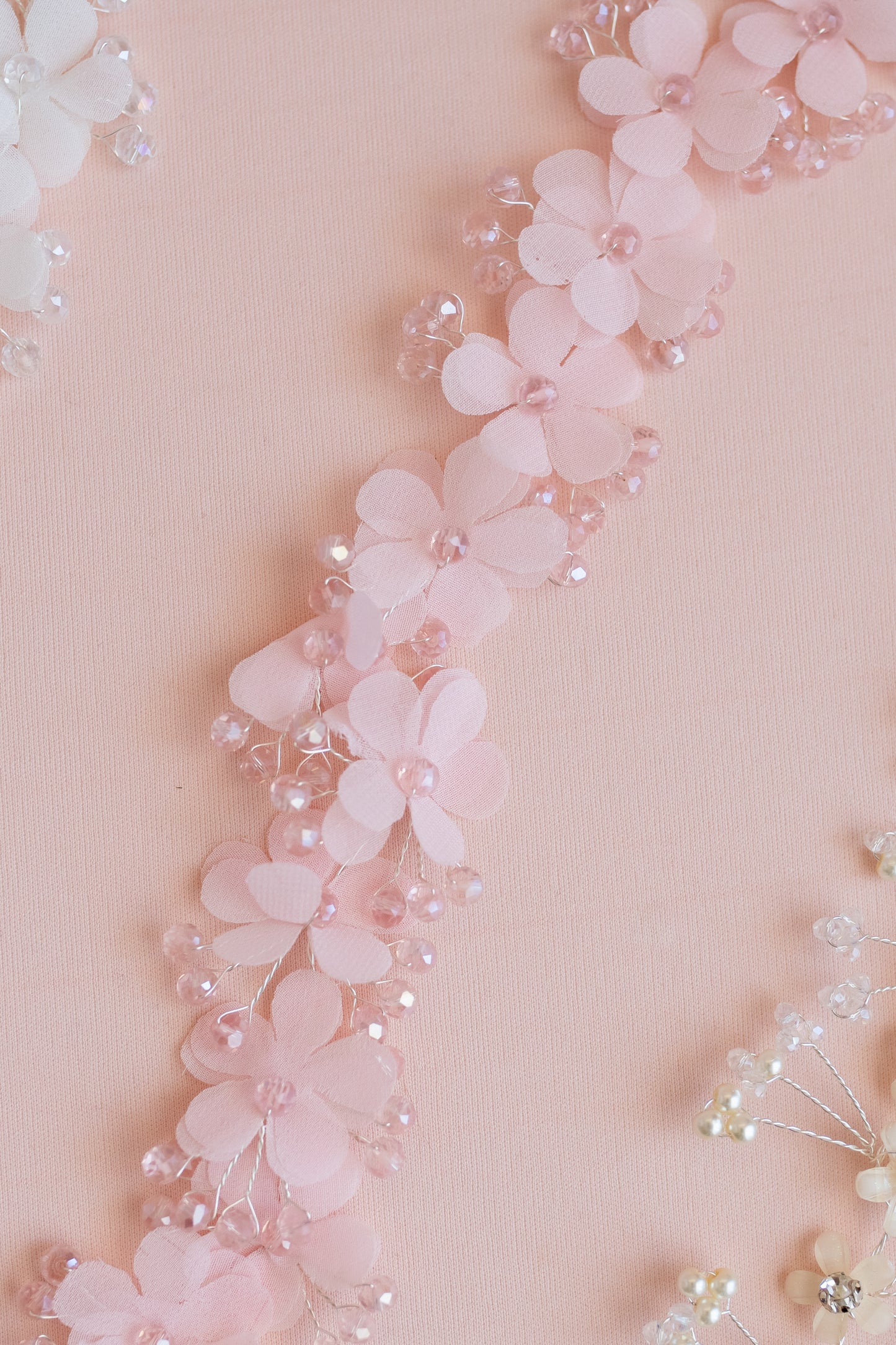 Handmade Pearl Wedding Hair Accessories: Headband, Vine, Comb & Bow