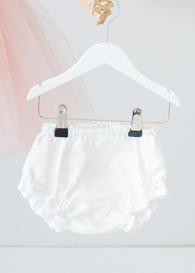 Elegant Blush Pink Tulle Toddler Girl Dress with Satin Diaper Cover for Special Occasions