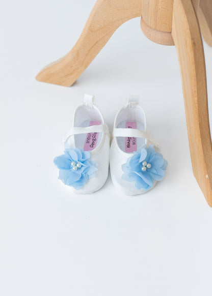 Elegant Blue Tulle Toddler Girl Dress with Satin Diaper Cover for Special Occasions