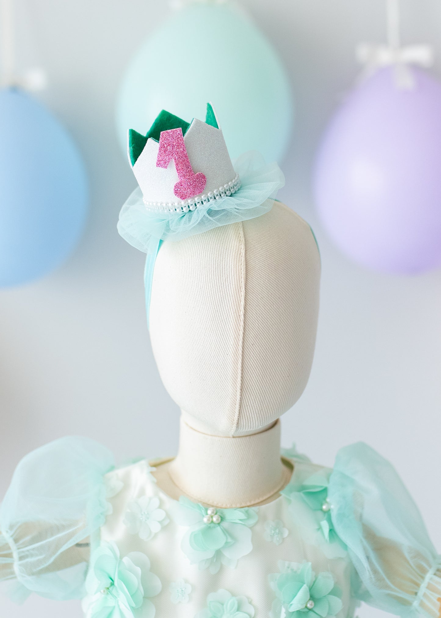 Elegant Mint Green Tulle Toddler Girl Dress with Satin Diaper Cover for Special Occasions