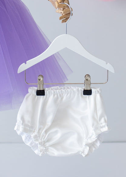 Elegant Purple Tulle Toddler Girl Dress with Satin Diaper Cover for Special Occasions