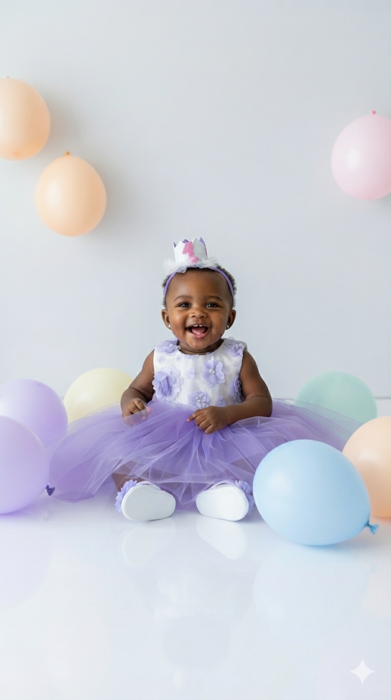 Elegant Purple Tulle Toddler Girl Dress with Satin Diaper Cover for Special Occasions