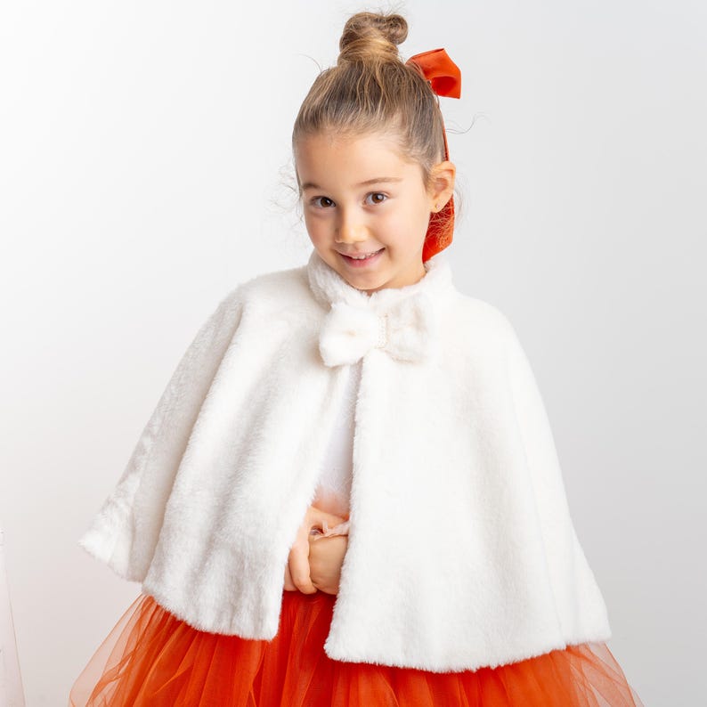 Burnt Orange Tulle Flower Girl Dress, Lace V-Back, Fall Wedding
