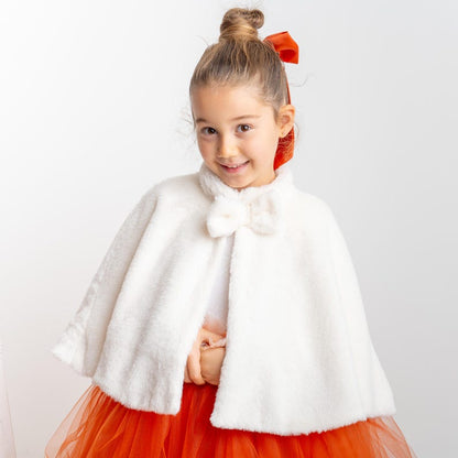 Burnt Orange Tulle Flower Girl Dress, Lace V-Back, Fall Wedding