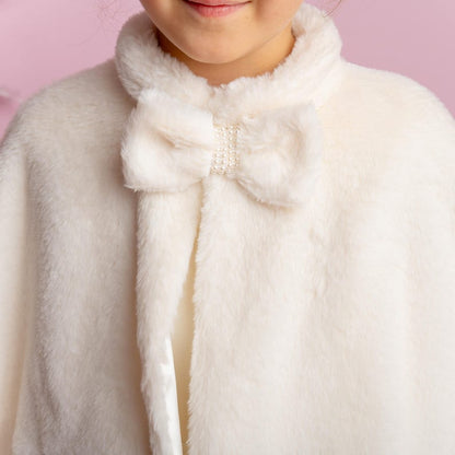 Ivory Tulle Dress: Long Sleeves