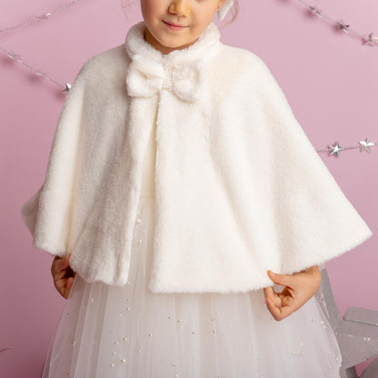 Ivory Tulle Dress: Long Sleeves