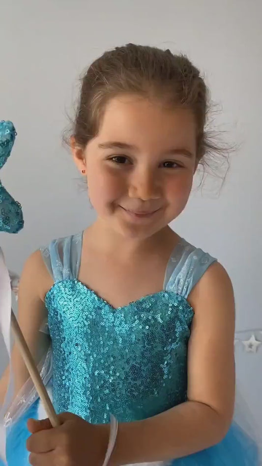 Elsa Princess Costume: Frozen-Inspired Dress for Girls Birthday Party